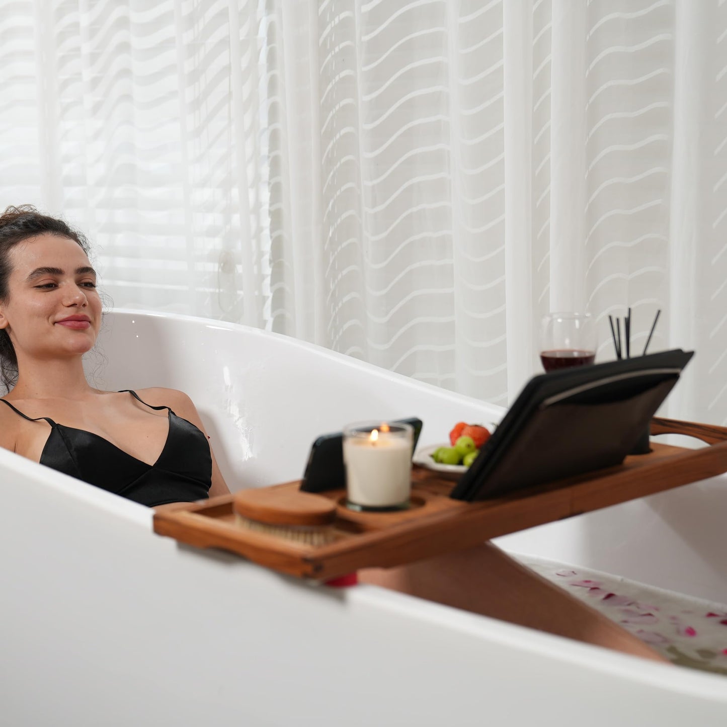 Utoplike Teak Bath Tray