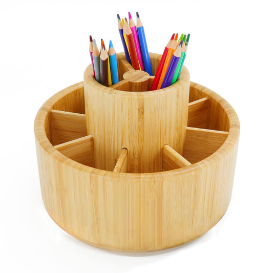 Utoplike Bamboo Pen Holder