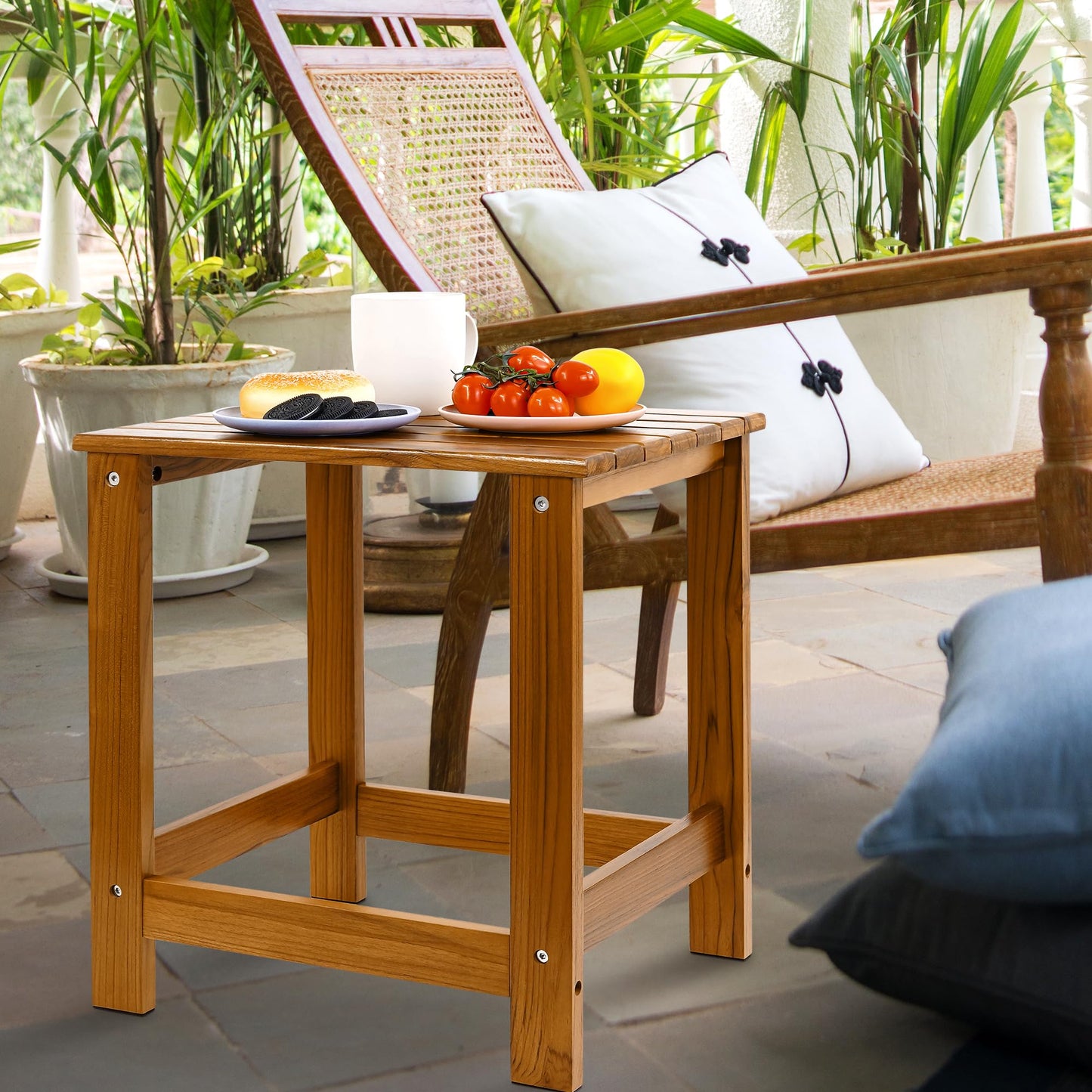 Utoplike Teak End Table