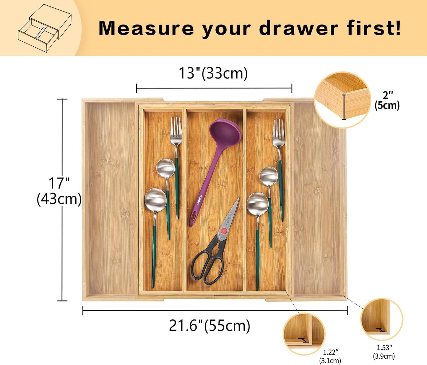 Utoplike Large Cutlery Tray 5N