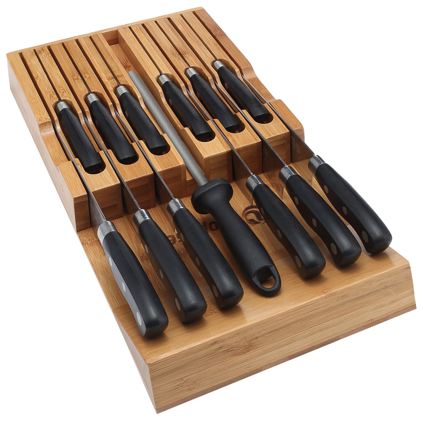 Utoplike Bamboo Knife Block